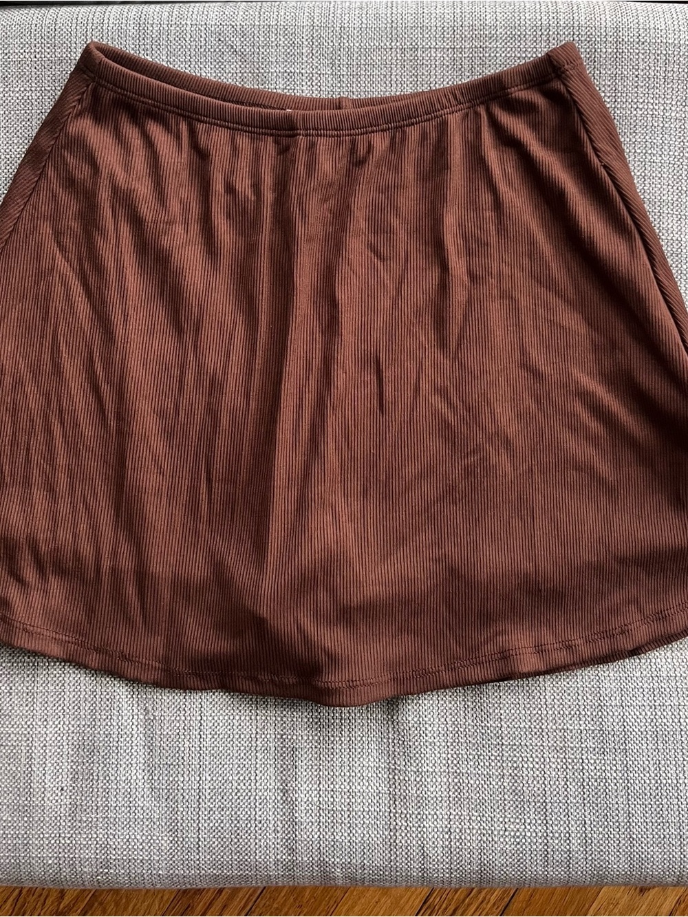 Lisa Says Gah Darcy Mini Skort Brown